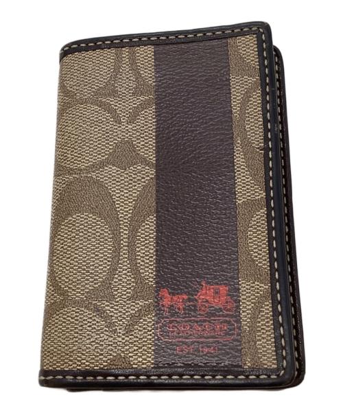 COACH（コーチ）COACH (コーチ) カードケース ベージュの古着・服飾アイテム