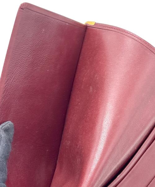 Cartier（カルティエ）Cartier (カルティエ) 札入れ ボルドーの古着・服飾アイテム