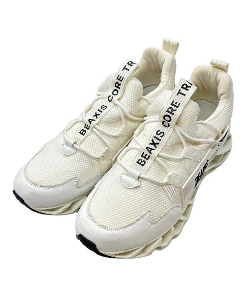 BEAXIS（ビーアクシス）BEAXIS (ビーアクシス) スニーカー ホワイト サイズ:Lの古着・服飾アイテム