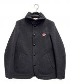 DANTONダントン）の古着「丸襟ウールモッサジャケット」｜グレー