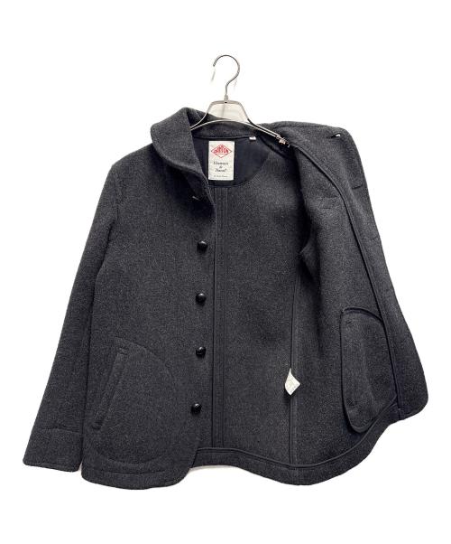 DANTON（ダントン）DANTON (ダントン) 丸襟ウールモッサジャケット グレー サイズ:42の古着・服飾アイテム