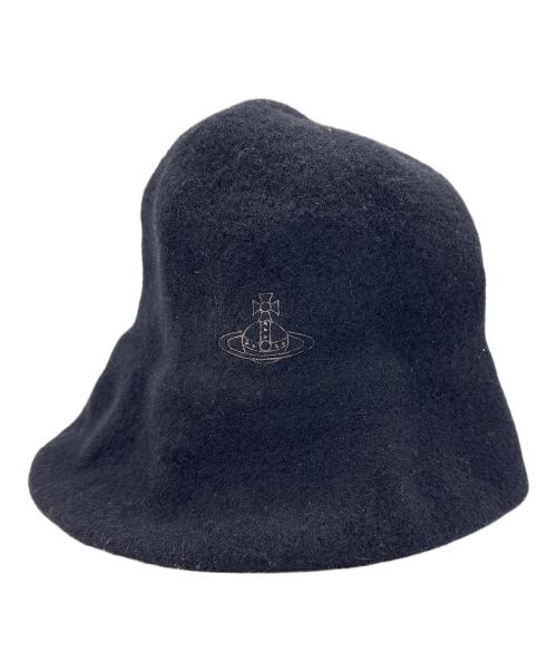 Vivienne Westwood（ヴィヴィアンウエストウッド）Vivienne Westwood (ヴィヴィアンウエストウッド) バケットハット ブラック サイズ:S~Mの古着・服飾アイテム