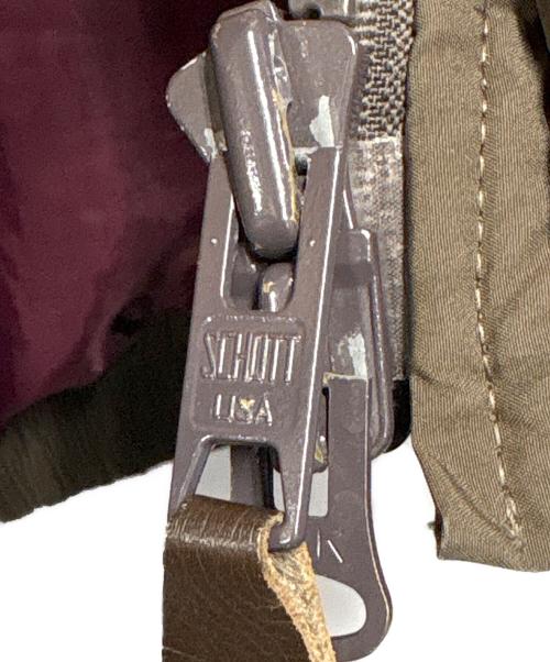 Schott（ショット）Schott (ショット) ダウンジャケット ブラウン サイズ:38の古着・服飾アイテム