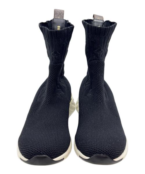 LOUIS VUITTON（ルイ ヴィトン）LOUIS VUITTON (ルイ ヴィトン) ソックススニーカー / アフターゲーム・ライン ブラック サイズ:37の古着・服飾アイテム