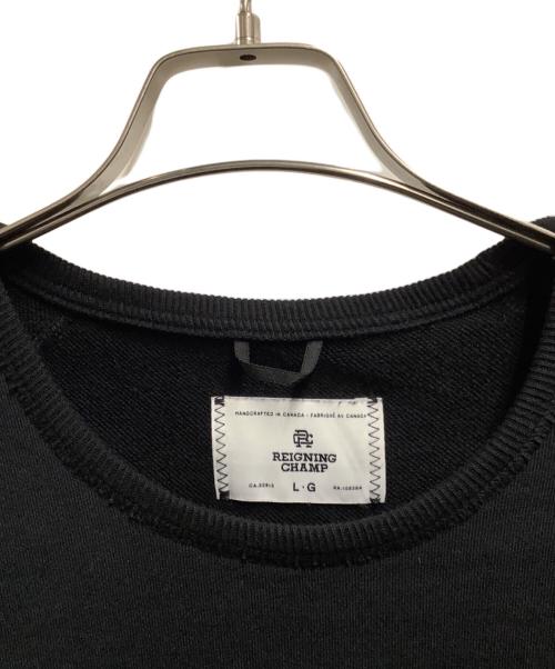 REIGNING CHAMP（レイニングチャンプ）REIGNING CHAMP (レイニングチャンプ) スウェット ブラック サイズ:Lの古着・服飾アイテム