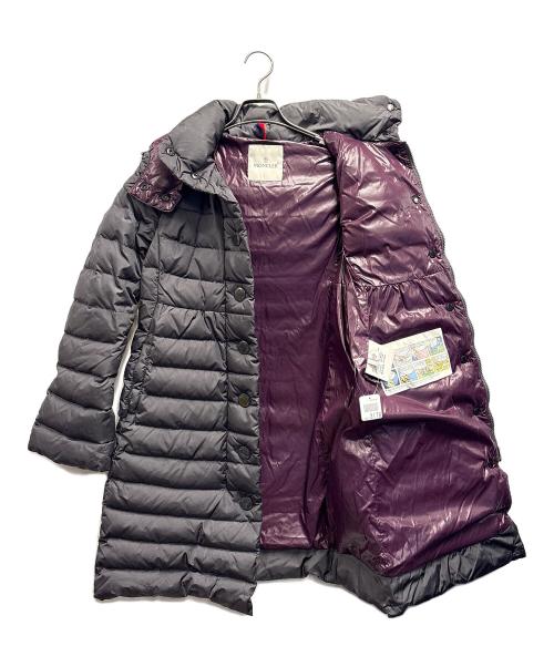 MONCLER（モンクレール）MONCLER (モンクレール) ダウンコート / JURA GIUBBOTTO グレー×パープル サイズ:00の古着・服飾アイテム
