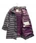 MONCLER (モンクレール) ダウンコート / JURA GIUBBOTTO グレー×パープル サイズ:00：25000円