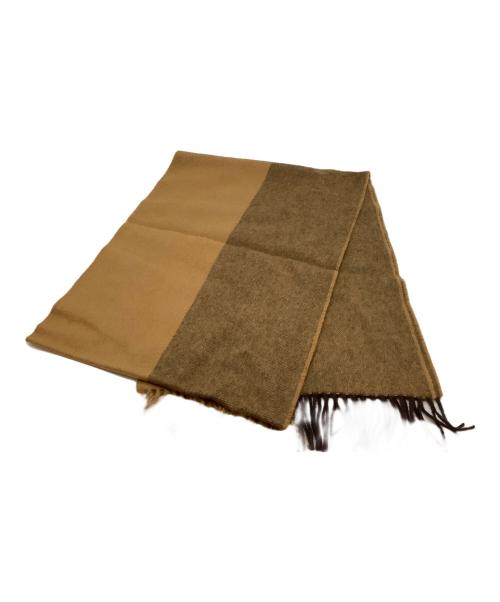 JOHNSTONS OF ELGIN（ジョンストンズオブエルガン）JOHNSTONS OF ELGIN (ジョンストンズオブエルガン) BLACK LABEL CRESTBRIDGE (ブラックレーベル クレストブリッジ) マフラー ブラウン 未使用品の古着・服飾アイテム