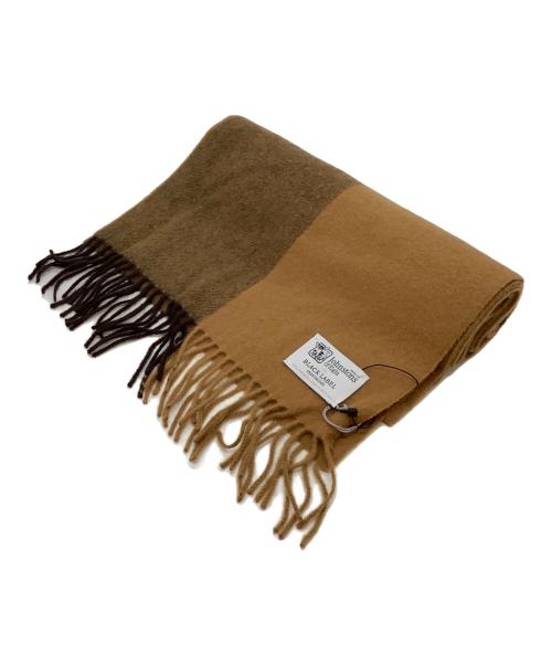 JOHNSTONS OF ELGIN（ジョンストンズオブエルガン）JOHNSTONS OF ELGIN (ジョンストンズオブエルガン) BLACK LABEL CRESTBRIDGE (ブラックレーベル クレストブリッジ) マフラー ブラウン 未使用品の古着・服飾アイテム