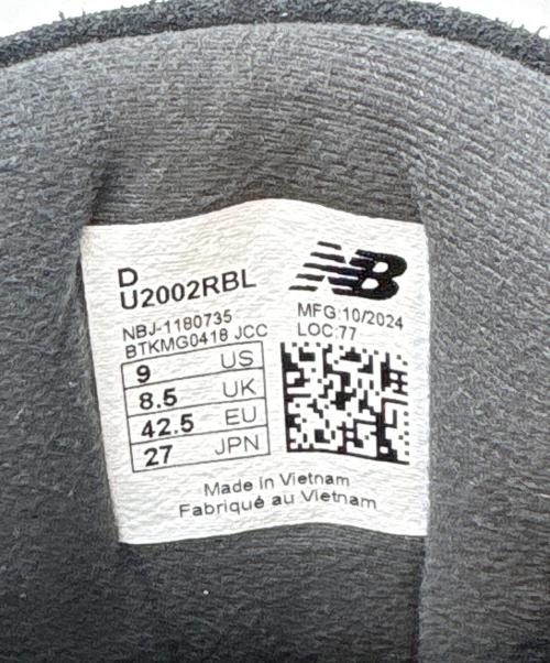 NEW BALANCE（ニューバランス）NEW BALANCE (ニューバランス) スニーカー ブラック サイズ:US 9の古着・服飾アイテム