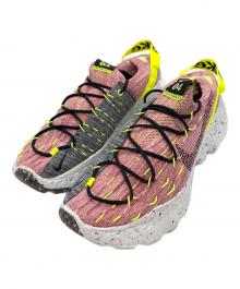 NIKE（ナイキ）の古着「シューズ / SPACE HIPPIE 04 "LEMON VENOM"」｜ピンク