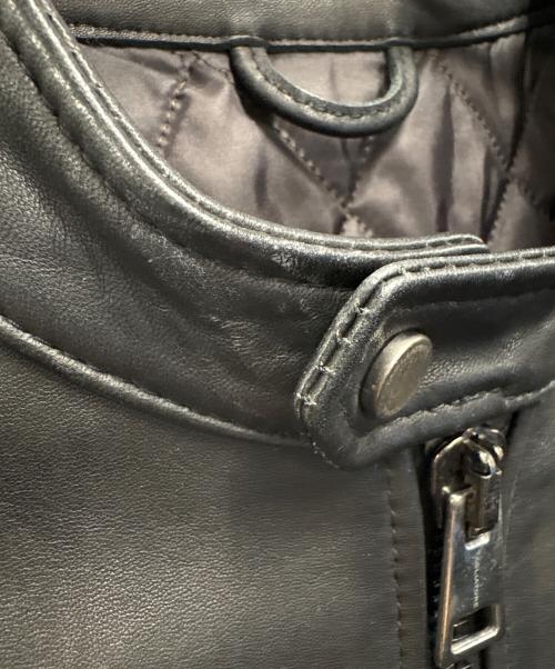 TAGLIATORE（タリアトーレ）TAGLIATORE (タリアトーレ) レザーライダースジャケット ブラック サイズ:不明の古着・服飾アイテム