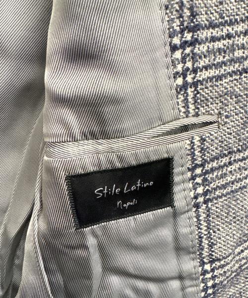 stile latino（スティレラティーノ）stile latino (スティレラティーノ) テーラードジャケット ライトグレー サイズ:44の古着・服飾アイテム