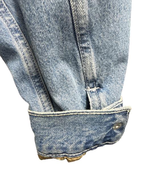 LEVI'S（リーバイス）LEVI'S (リーバイス) ボアデニムジャケット ブルー サイズ:Mの古着・服飾アイテム
