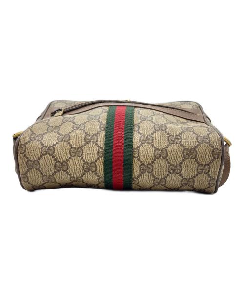 GUCCI（グッチ）GUCCI (グッチ) GGスプリームシェリーライン ショルダーバッグ ブラウンの古着・服飾アイテム