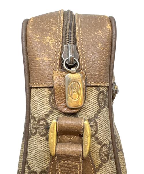GUCCI（グッチ）GUCCI (グッチ) GGスプリームシェリーライン ショルダーバッグ ブラウンの古着・服飾アイテム