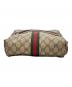 中古・古着 GUCCI (グッチ) GGスプリームシェリーライン ショルダーバッグ ブラウン：20000円