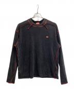 DIESELディーゼル）の古着「長袖カットソー」｜グレー