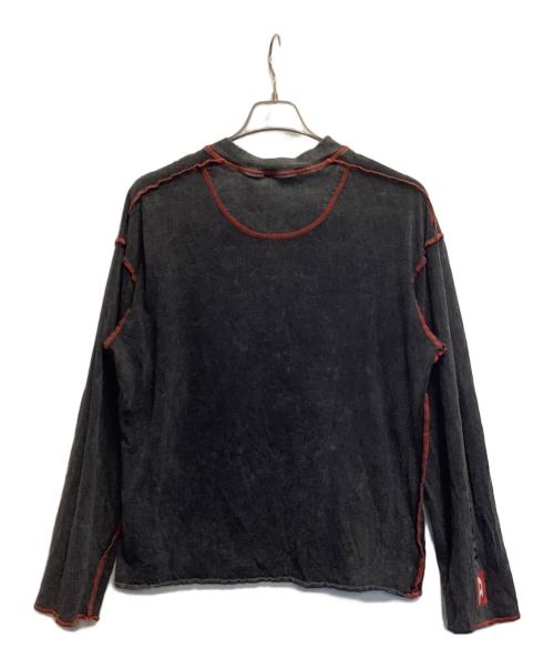 DIESEL（ディーゼル）DIESEL (ディーゼル) 長袖カットソー グレー サイズ:Mの古着・服飾アイテム