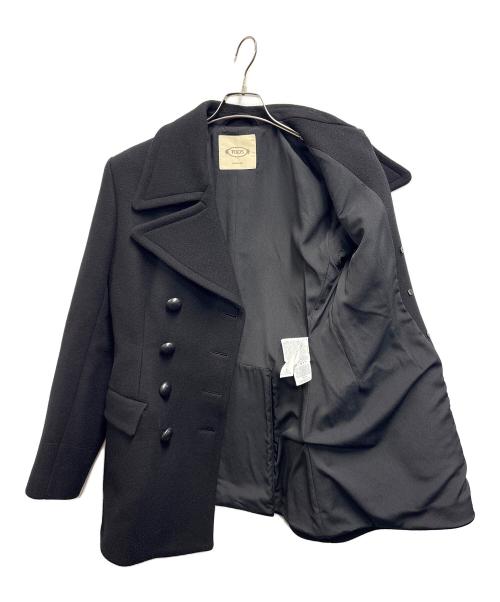 TOD'S（トッズ）TOD'S (トッズ) ウールコート ブラック サイズ:42の古着・服飾アイテム