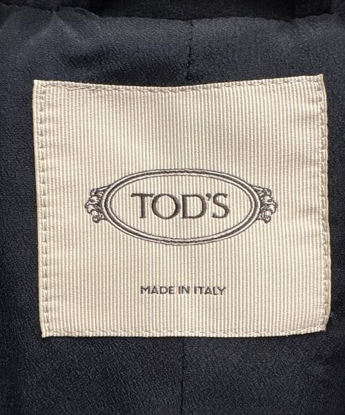 TOD'S（トッズ）TOD'S (トッズ) ウールコート ブラック サイズ:42の古着・服飾アイテム