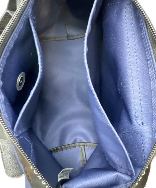 LONGCHAMP（ロンシャン）LONGCHAMP (ロンシャン) Sトップハンドルバッグ / ルプリアージュ ブラック×ネイビーの古着・服飾アイテム