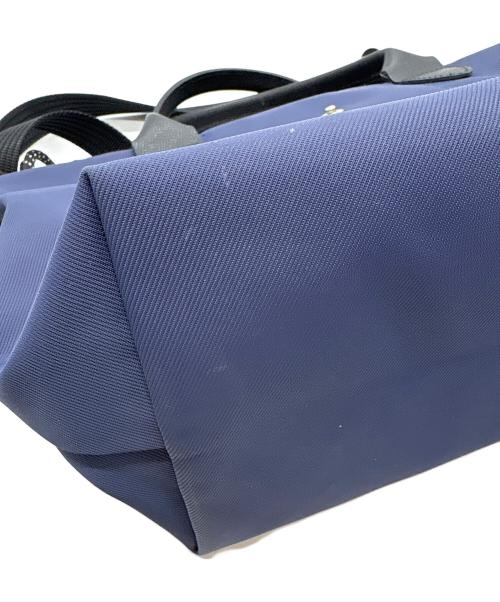 LONGCHAMP（ロンシャン）LONGCHAMP (ロンシャン) Sトップハンドルバッグ / ルプリアージュ ブラック×ネイビーの古着・服飾アイテム