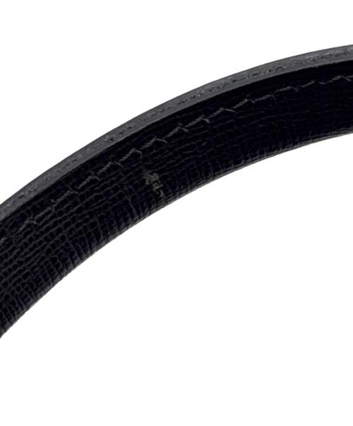 LONGCHAMP（ロンシャン）LONGCHAMP (ロンシャン) Sトップハンドルバッグ / ルプリアージュ ブラック×ネイビーの古着・服飾アイテム