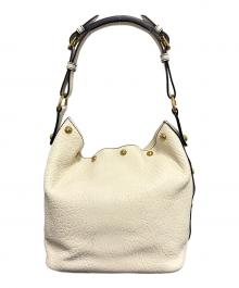 Christian Dior（クリスチャン ディオール）の古着「バケットバッグ」｜ホワイト