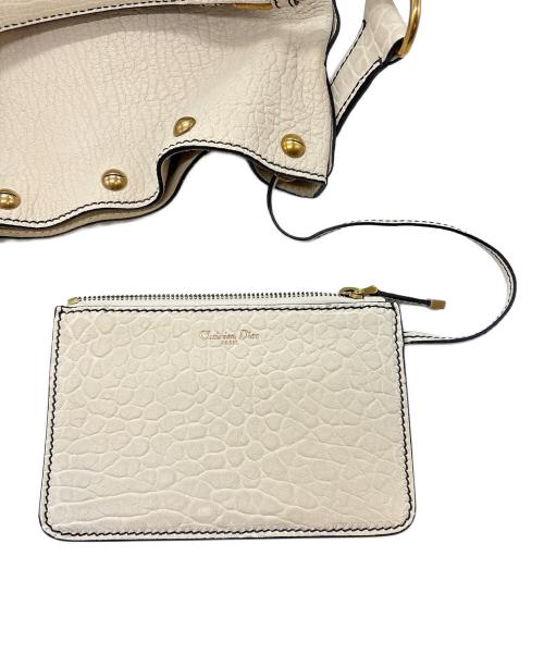 Christian Dior（クリスチャン ディオール）Christian Dior (クリスチャン ディオール) バケットバッグ ホワイトの古着・服飾アイテム