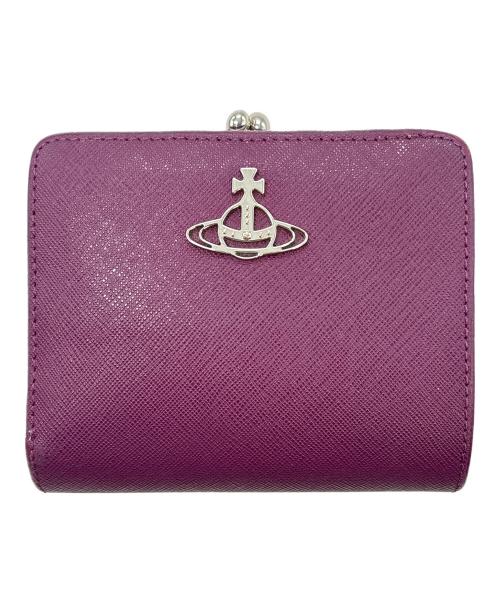 Vivienne Westwood（ヴィヴィアンウエストウッド）Vivienne Westwood (ヴィヴィアンウエストウッド) がま口財布 パープルの古着・服飾アイテム