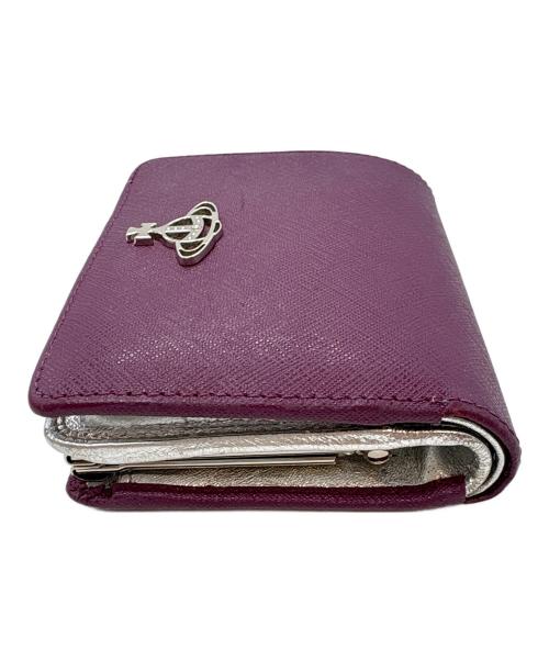 Vivienne Westwood（ヴィヴィアンウエストウッド）Vivienne Westwood (ヴィヴィアンウエストウッド) がま口財布 パープルの古着・服飾アイテム