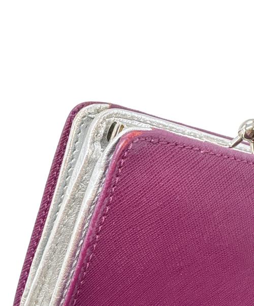 Vivienne Westwood（ヴィヴィアンウエストウッド）Vivienne Westwood (ヴィヴィアンウエストウッド) がま口財布 パープルの古着・服飾アイテム