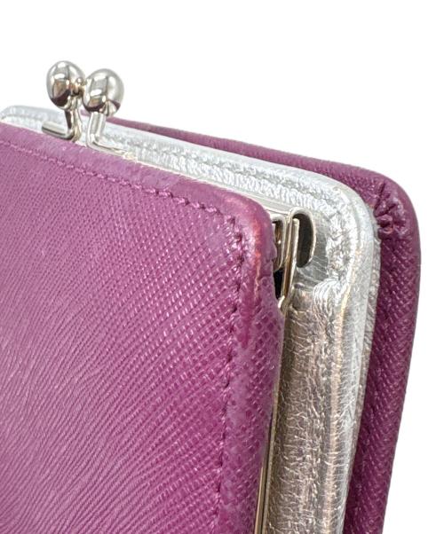 Vivienne Westwood（ヴィヴィアンウエストウッド）Vivienne Westwood (ヴィヴィアンウエストウッド) がま口財布 パープルの古着・服飾アイテム