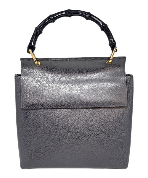 GUCCI（グッチ）GUCCI (グッチ) ハンドバッグ / OLD GUCCI バンブーハンドル ブラックの古着・服飾アイテム