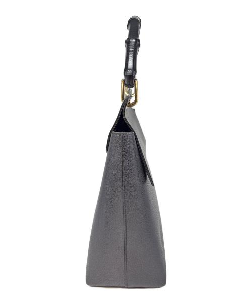 GUCCI（グッチ）GUCCI (グッチ) ハンドバッグ / OLD GUCCI バンブーハンドル ブラックの古着・服飾アイテム