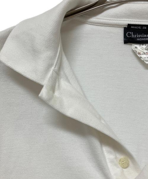 Christian Dior MONSIEUR（クリスチャンディオールムッシュ）Christian Dior MONSIEUR (クリスチャンディオールムッシュ) ポロシャツ ホワイト サイズ:不明の古着・服飾アイテム