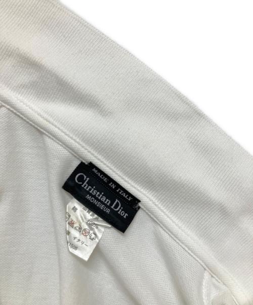 Christian Dior MONSIEUR（クリスチャンディオールムッシュ）Christian Dior MONSIEUR (クリスチャンディオールムッシュ) ポロシャツ ホワイト サイズ:不明の古着・服飾アイテム