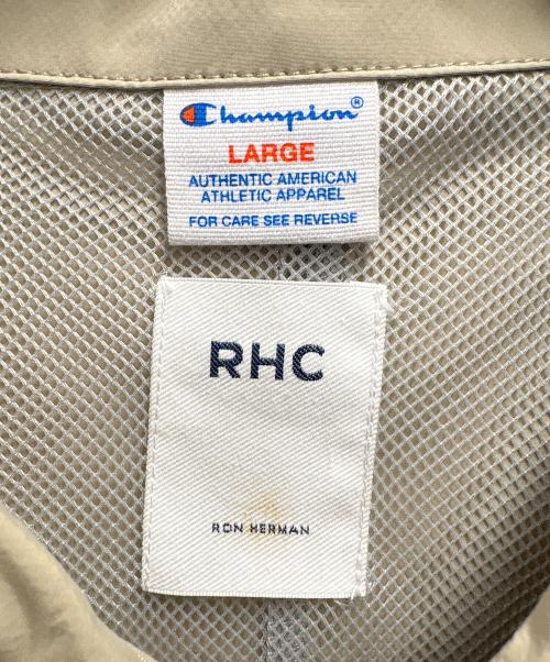 RHC Ron Herman（アールエイチシー ロンハーマン）RHC Ron Herman (アールエイチシー ロンハーマン) Champion (チャンピオン) ロングコーチジャケット ベージュ サイズ:Lの古着・服飾アイテム