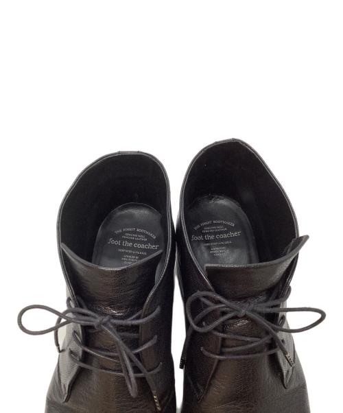 foot the coacher（フットザコーチャー）foot the coacher (フットザコーチャー) ミッドカッドシームレスシューズ ブラック サイズ:9の古着・服飾アイテム