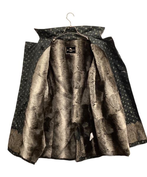 ETRO（エトロ）ETRO (エトロ) 裏ボアコート ブラック サイズ:サイズ44の古着・服飾アイテム