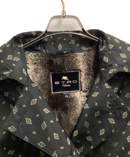 ETRO（エトロ）ETRO (エトロ) 裏ボアコート ブラック サイズ:サイズ44の古着・服飾アイテム
