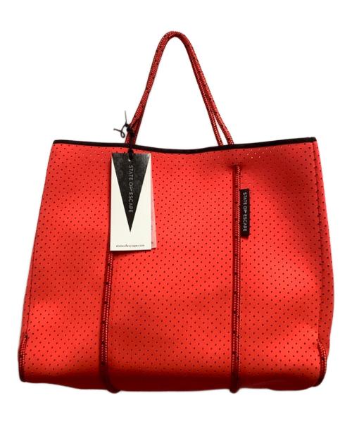 STATE OF ESCAPE（ステイトオブエスケープ）STATE OF ESCAPE (ステイトオブエスケープ) トートバッグ レッドの古着・服飾アイテム