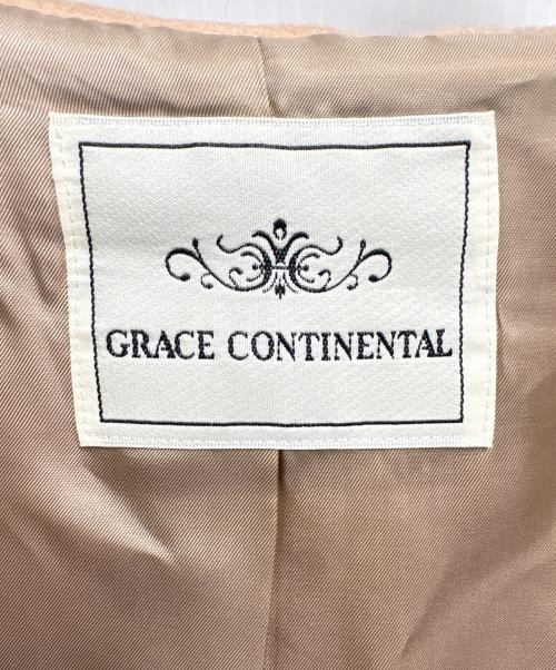 GRACE CONTINENTAL（（グレースコンチネンタル）GRACE CONTINENTAL (（グレースコンチネンタル) フーデッドコート ベージュ サイズ:36の古着・服飾アイテム