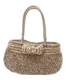 ANTEPRIMA（アンテプリマ）の古着「ワイヤーハンドバッグ」｜ベージュ