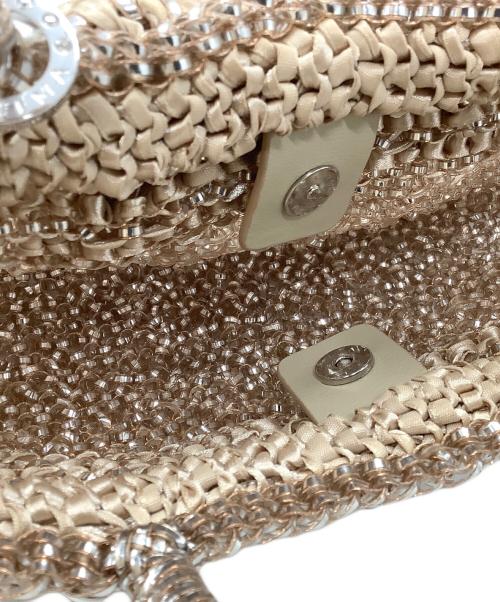 ANTEPRIMA（アンテプリマ）ANTEPRIMA (アンテプリマ) ワイヤーハンドバッグ ベージュの古着・服飾アイテム