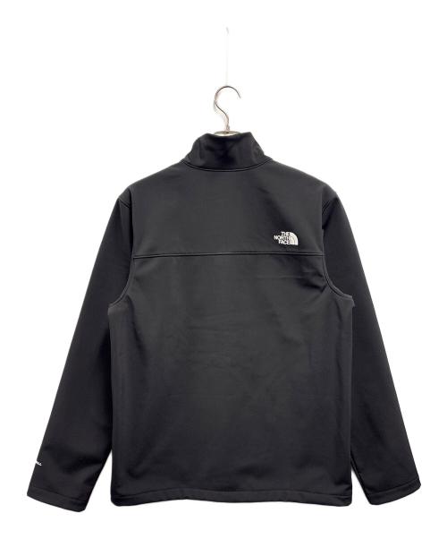 THE NORTH FACE（ザ ノース フェイス）THE NORTH FACE (ザ ノース フェイス) ロゴプリントジップアップジャケット ブラック サイズ:Mの古着・服飾アイテム