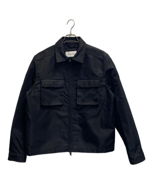 Calvin Klein（カルバンクライン）Calvin Klein (カルバンクライン) ジップアップジャケット ブラック サイズ:Mの古着・服飾アイテム