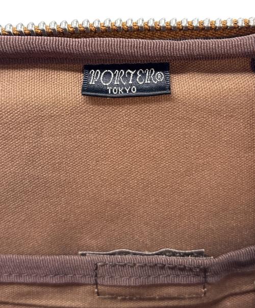 PORTER（ポーター）PORTER (ポーター) スリングショルダーバック キャメルの古着・服飾アイテム