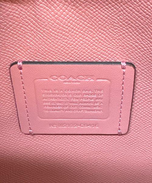 COACH（コーチ）COACH (コーチ) ショルダーバッグ / モリー トート 25 シグネチャー ジャカード ウィズ ストライプ ベージュの古着・服飾アイテム